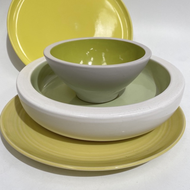DINNERWARE, Contemporary Lime Green Serving Bowl or Platter